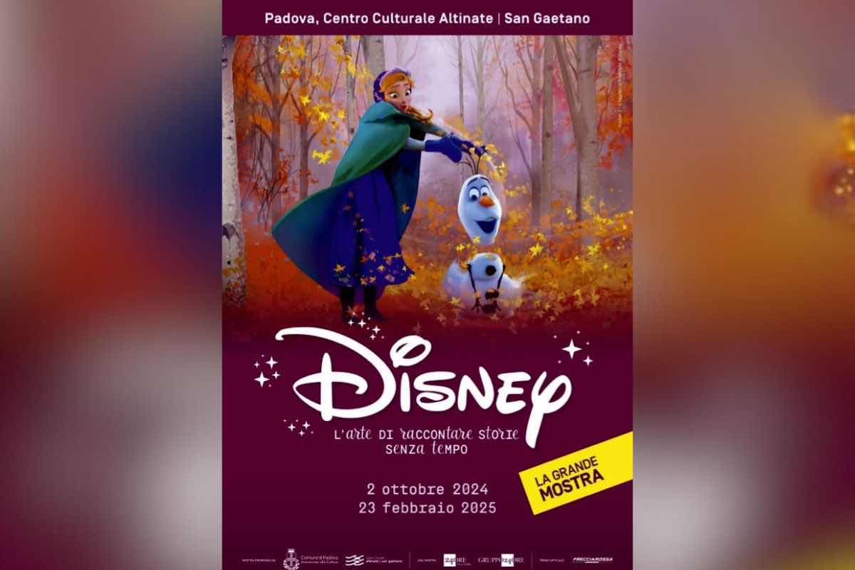 Volantino mostra Disney Padova 